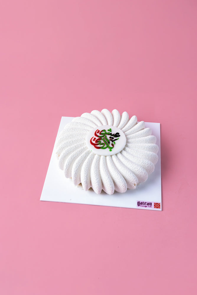 Elegant White Mousse Cake