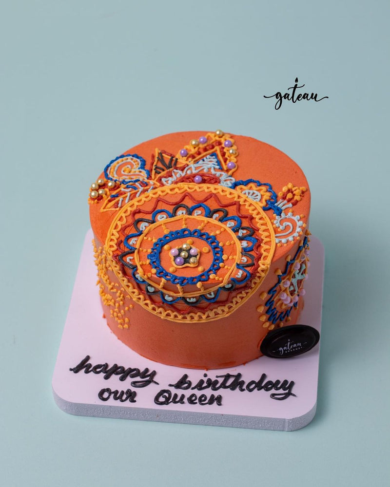 Bollywood Mendhi Mini Cake