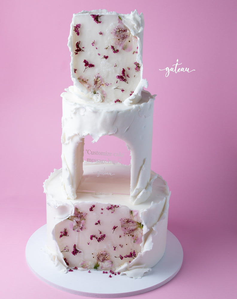 Textured Arch Cake