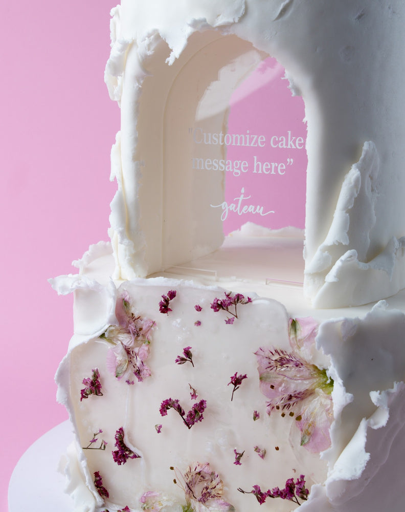 Textured Arch Cake