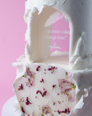 Textured Arch Cake