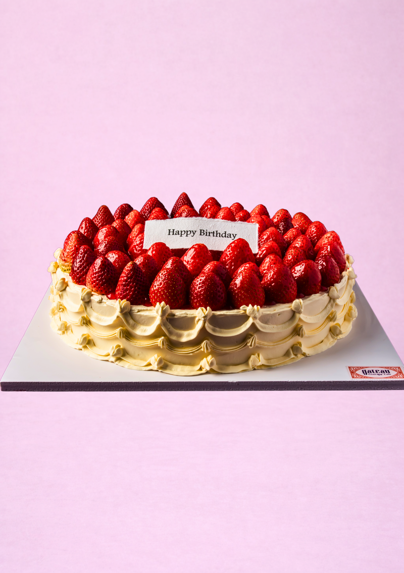 Birthday Cake with Strawberry — handcrafted by Gateau Gourmet in Abu Dhabi