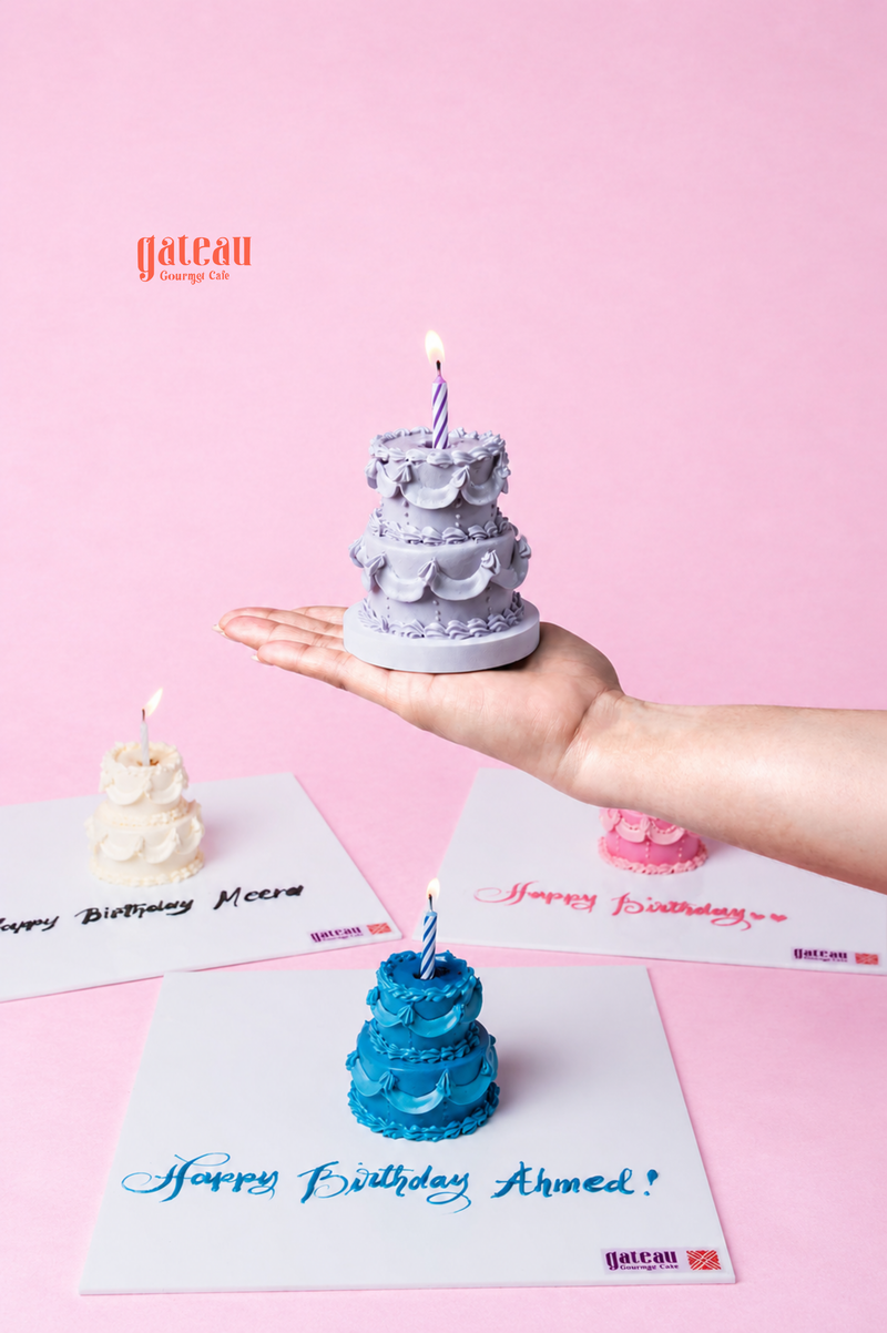 Classi Mono Birthday Cake — handcrafted by Gateau Gourmet in Abu Dhabi