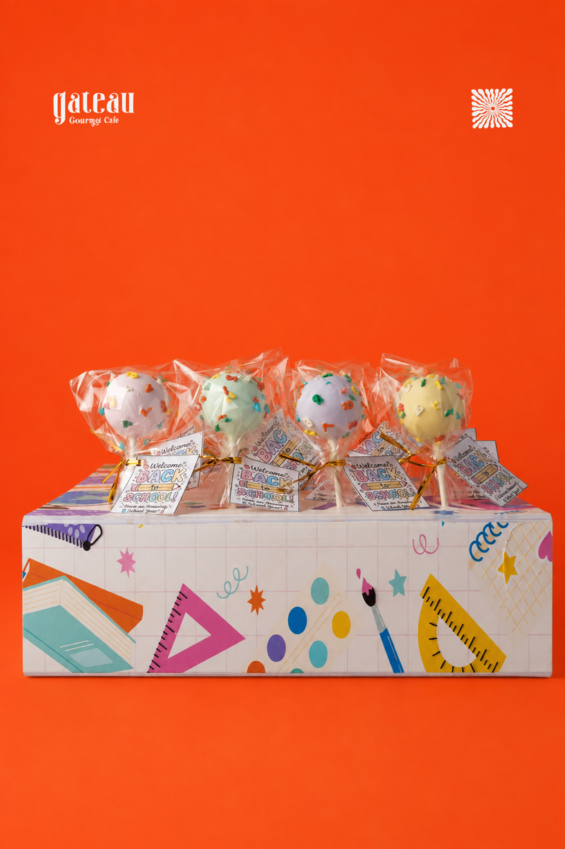 Back to School Cake Pops, second product photo — handcrafted by Gateau Gourmet in Abu Dhabi