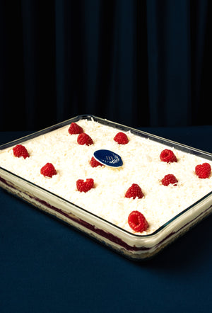Coconut Cake With Raspberries