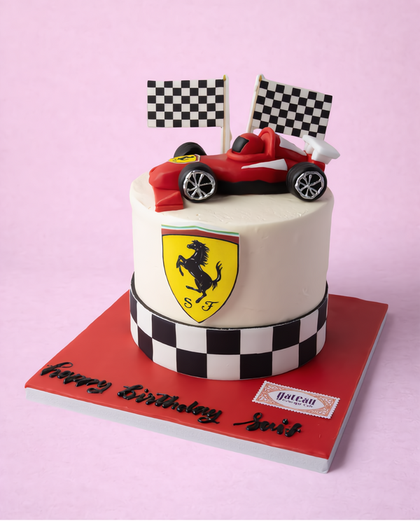 Racing luxury car Cake — handcrafted by Gateau Gourmet in Abu Dhabi