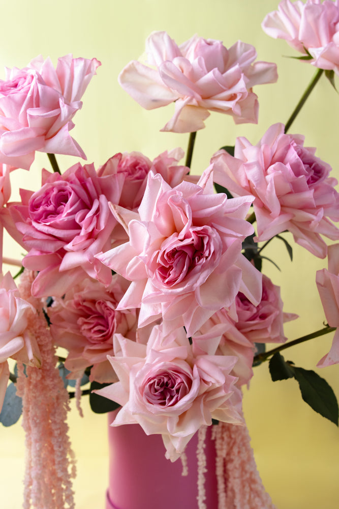 Pink Rose Perfection Flower Arrangement