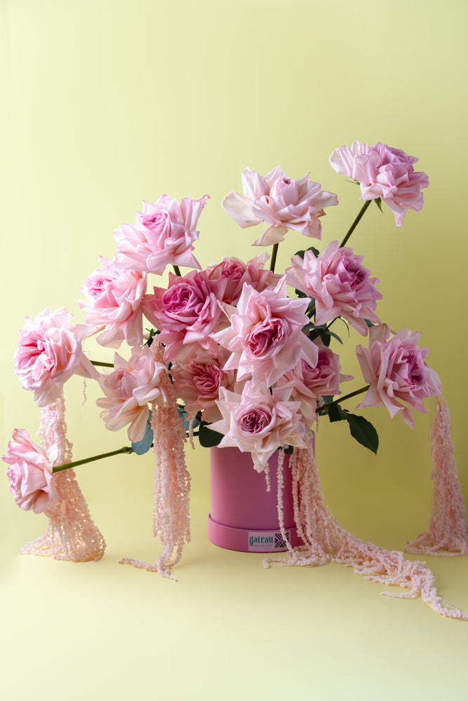 Pink Rose Perfection Flower Arrangement