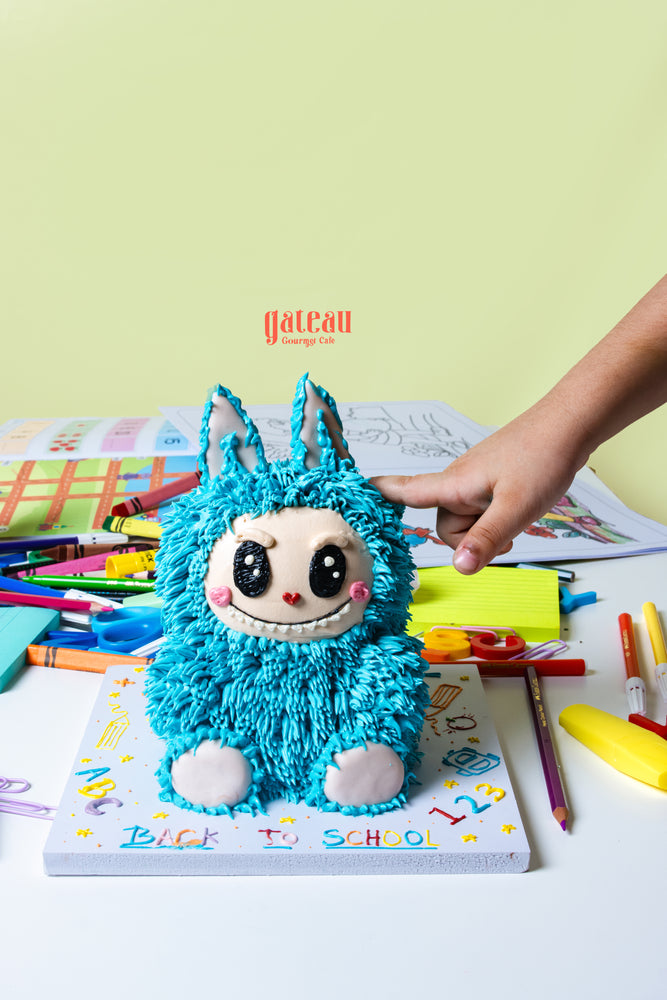 Labubu Back to School Theme Cake