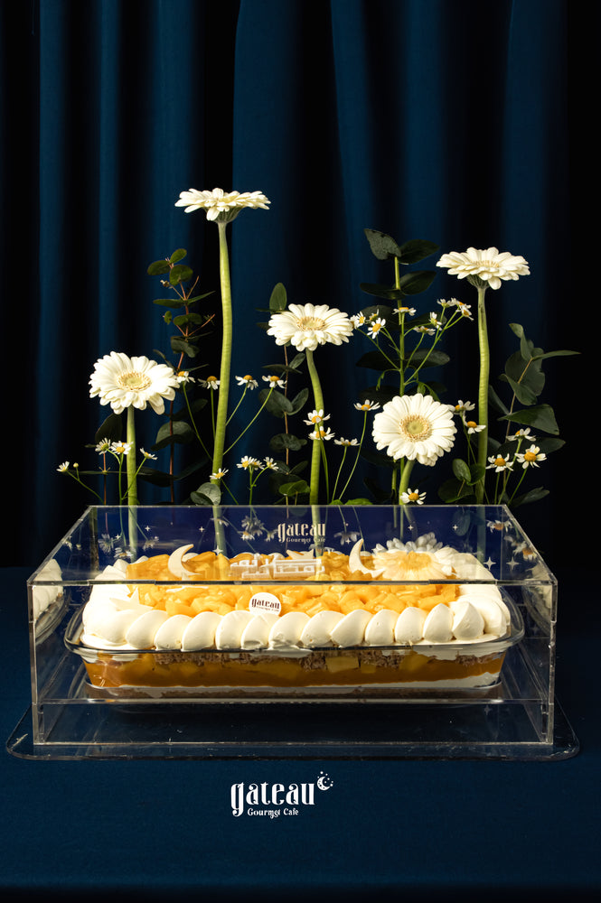 Mango Cake With Arrangement