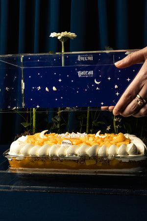 Mango Cake With Arrangement