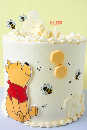 Winnie The Pooh for First Step Theme Cake