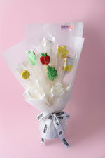Teacher' Day White  Cookies Bouquet