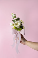 Pink Bow Flower Gift