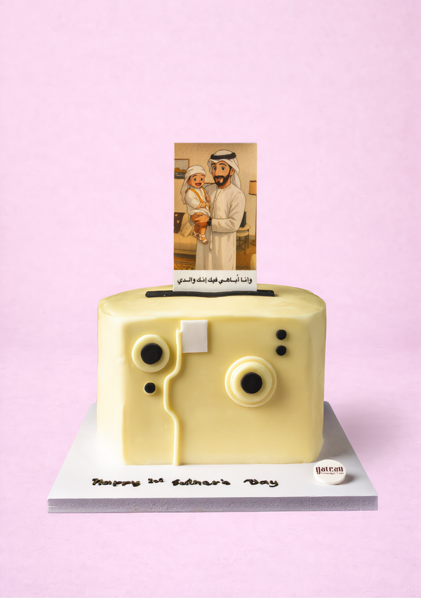 Polaroid Edible Emage Cake — handcrafted by Gateau Gourmet in Abu Dhabi