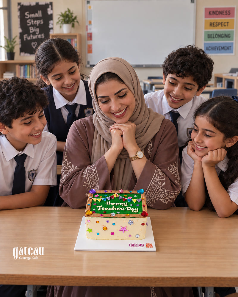 Teacher’s Day Blackboard Cake