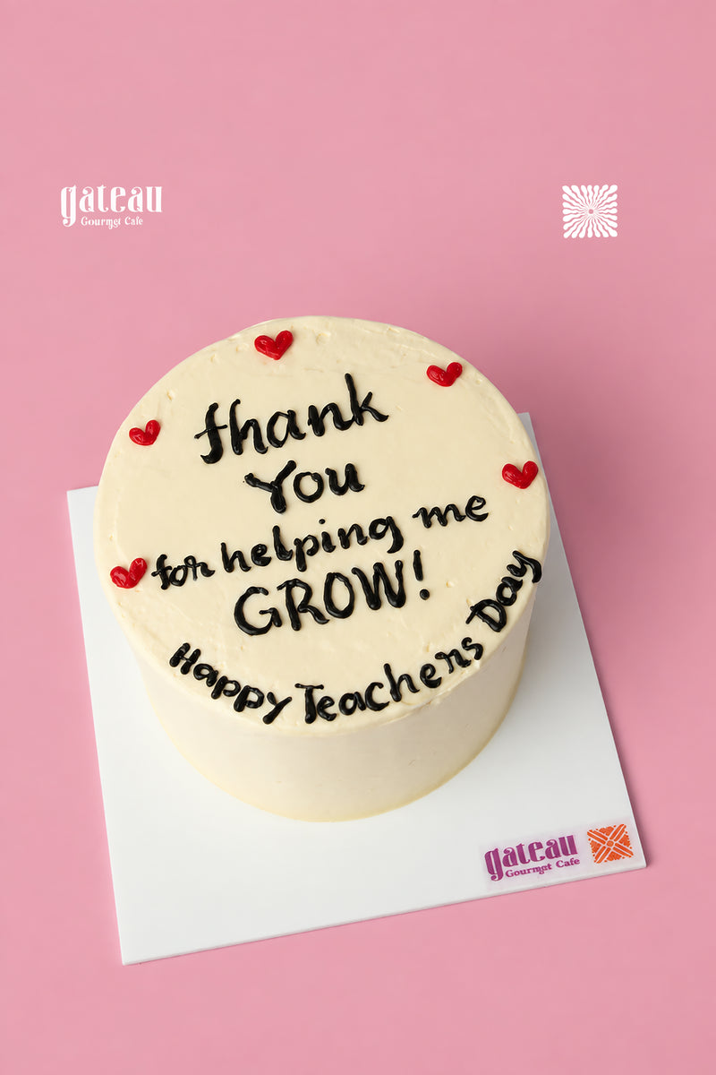 A Sweet Thank You Teacher Cake