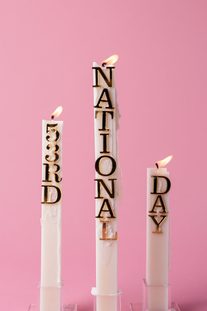 53rd National Day Candles