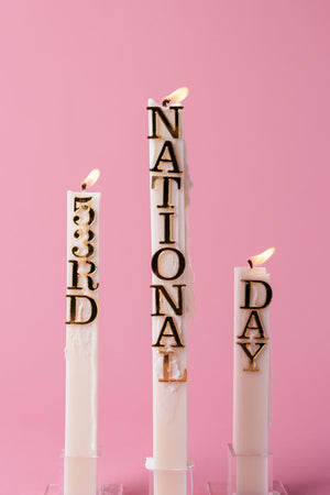 53rd National Day Candles