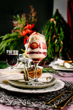 Cake in glass