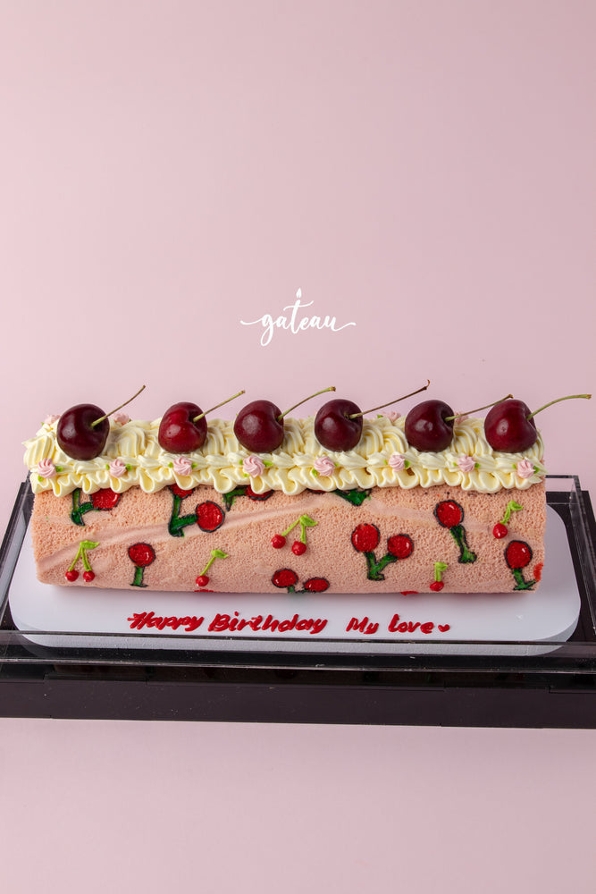 Cherry Roll Cake