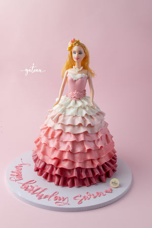 Barbie Theme Cake