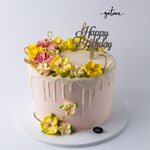 Birthday cake with topper