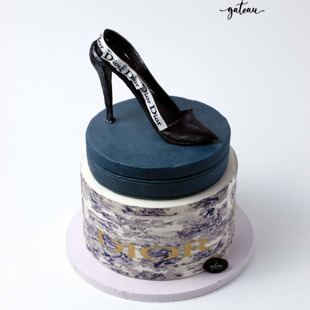 Dior Shoes Cake