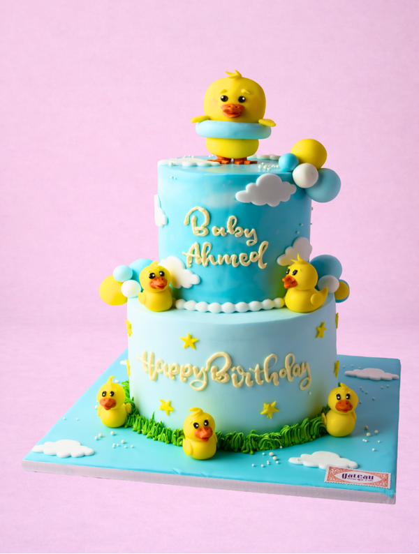 Quacking Birthday Cake — handcrafted by Gateau Gourmet in Abu Dhabi