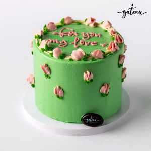 I Love You Flower Bundle Cake