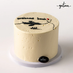 Customized Welcome Back Cake with Creamy Frosting and Elegant Decoration from Gateau Gourmet Cafe