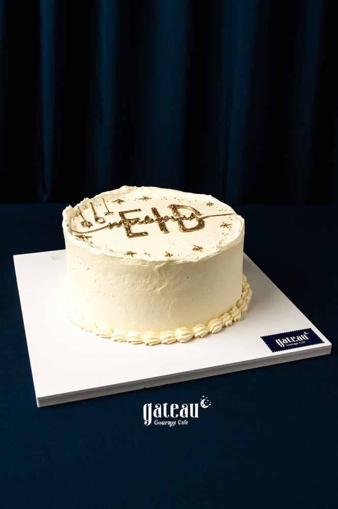 Moonlight Eid Cake from Gateau Gourmet Cafe with elegant frosting and decorative details
