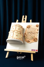 Gateau Gourmet Cafe elegant cream cake with floral decorations for Mother's Day cake delivery