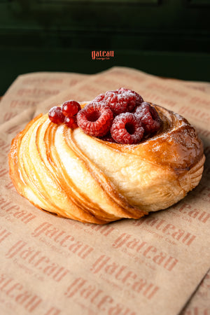 Delicious Gateau Raspberry Danish Pastry - Freshly Baked | Gateau Gourmet