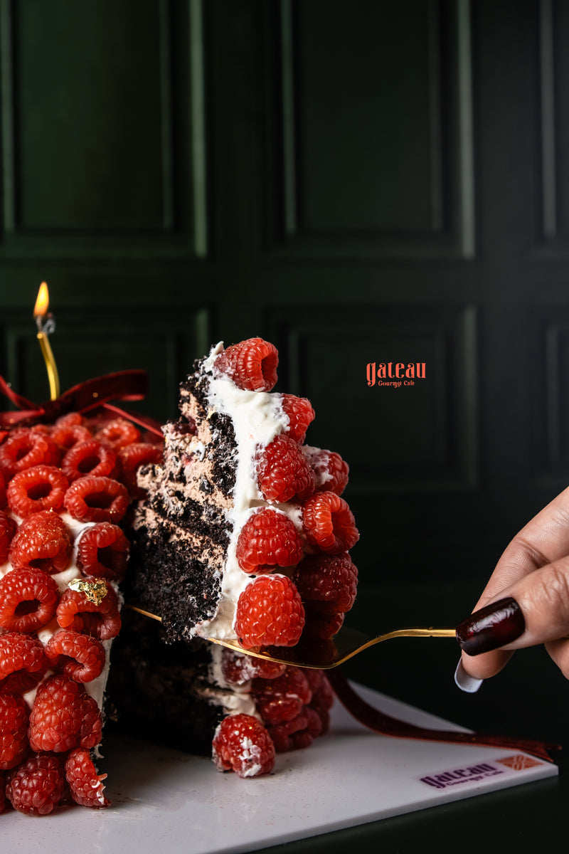 Delicious Raspberry Dome Cake for Celebrations | Gateau Gourmet