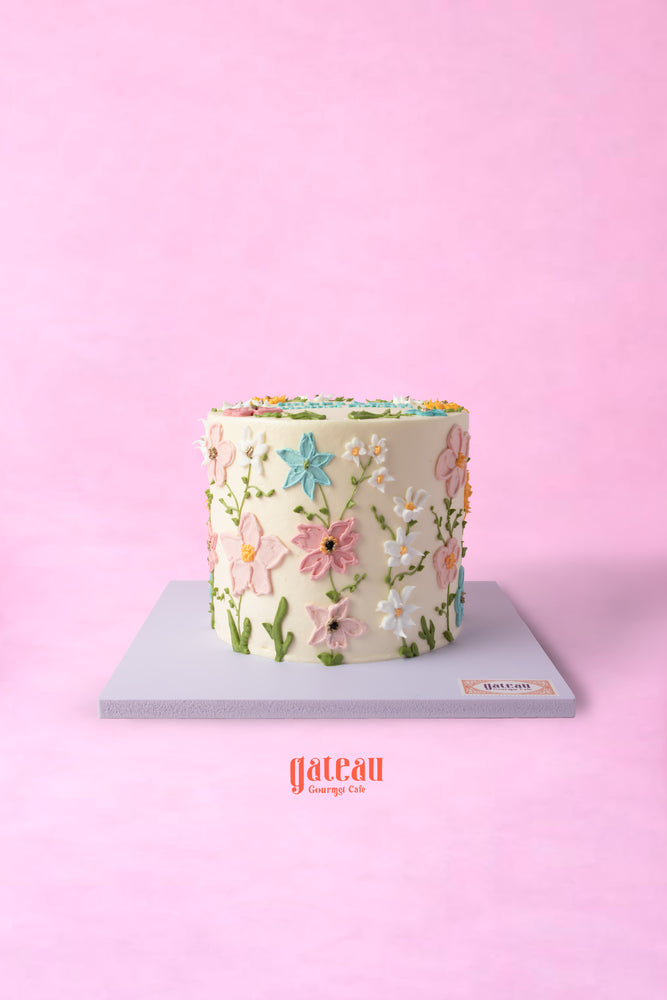 Floral Design Cake Abu Dhabi | Gateau Gourmet
