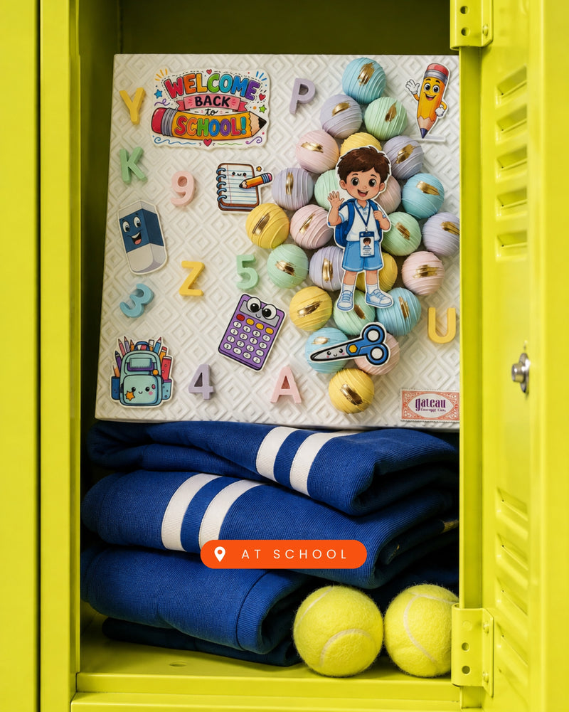 Welcome Back to School Truffles — handcrafted by Gateau Gourmet in Abu Dhabi