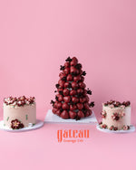 Cake With Strawberry Tower