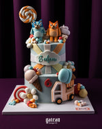Bluey & Bingo Themed Cake