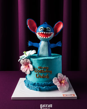 Stitch Theme Cake