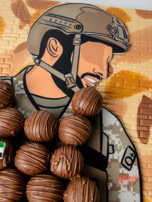 Soldier Theme Truffle on Board