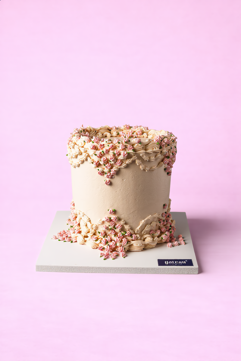 Victorian RoseBud Cake — handcrafted by Gateau Gourmet in Abu Dhabi