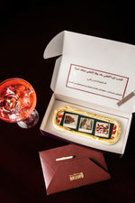 Gateau Gourmet Cafe Mini Loaf Cake With Candle beautifully presented in a box with decorative elements