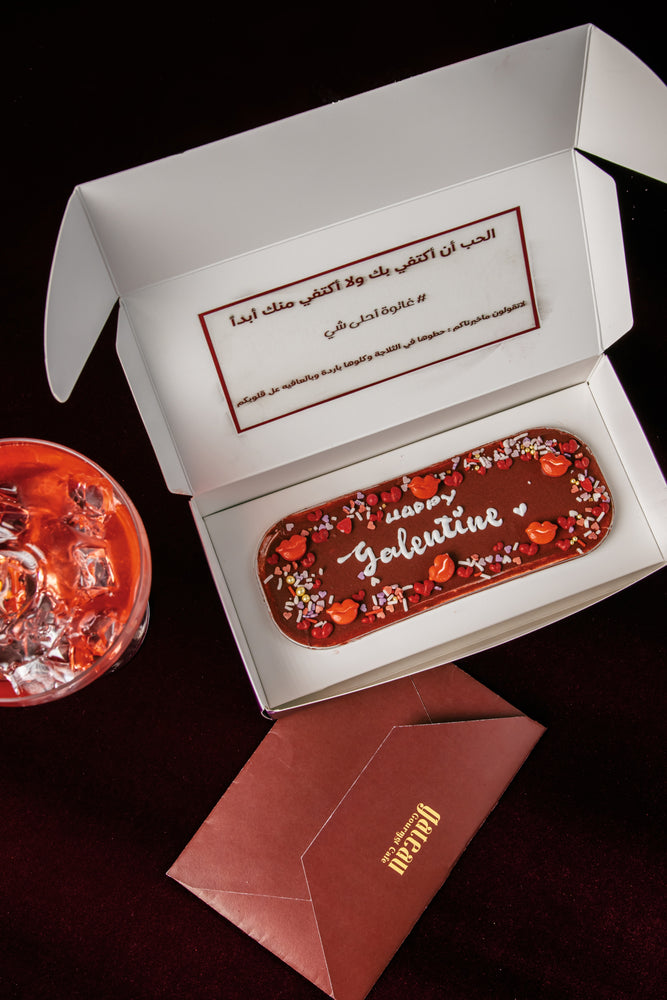 Decorative Mini Loaf Cake With Candle in Stylish Packaging for Celebrations and Gifts