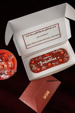 Decorative Mini Loaf Cake With Candle in Stylish Packaging for Celebrations and Gifts