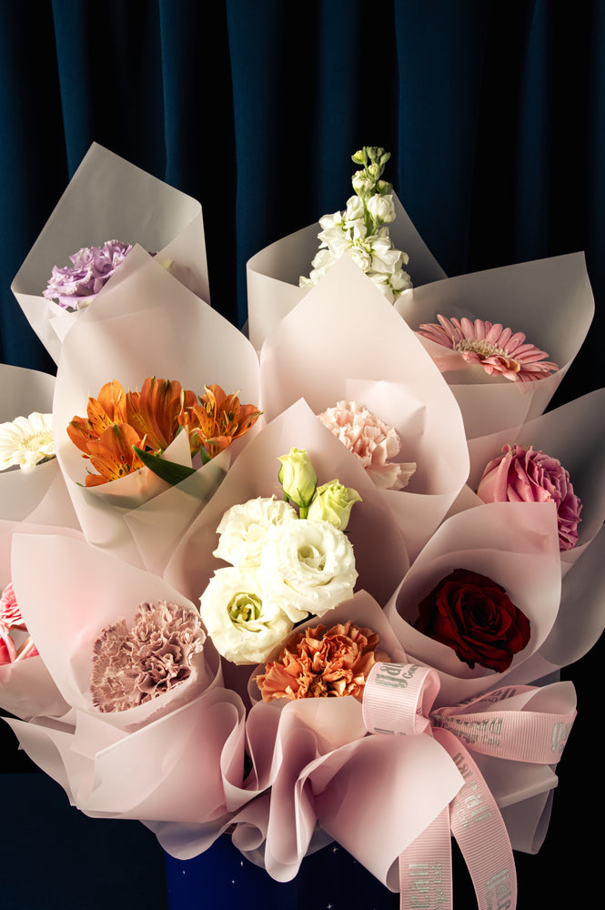 Beautiful Mothers Day Flower Bouquet with a variety of colorful blooms arranged elegantly