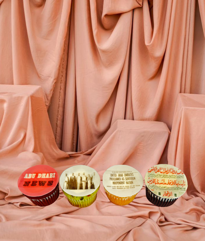 National Day cupcakes UAE decorated with festive designs from Gateau Gourmet Cafe