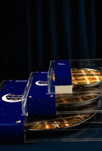 Gateau Gourmet Cafe Ramadan basboosa dessert beautifully packaged in elegant boxes with decorative designs